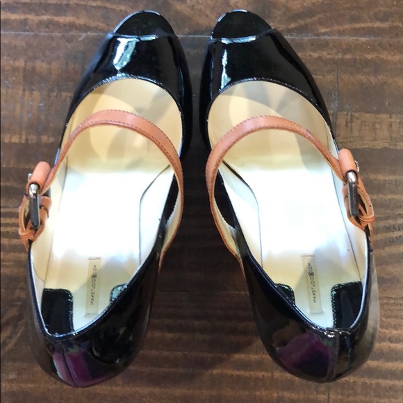 Max Studio Size 9 1/2 black Patent Leather Heels - Picture 5 of 8